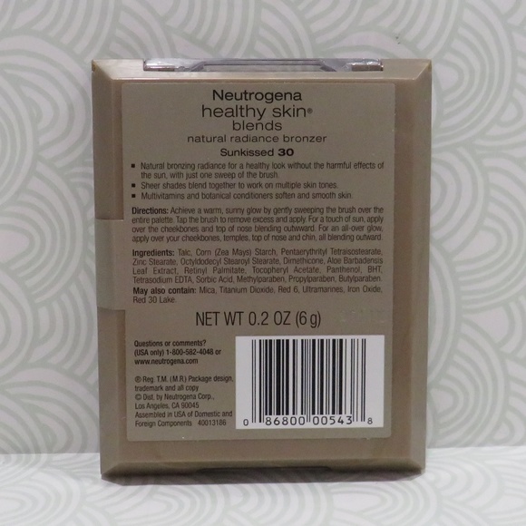 NEUTROGENA💥HEALTHY SKIN BLENDS NATURAL RADIANCE BRONZER SUNKISSED 30 💥 - Picture 3 of 5